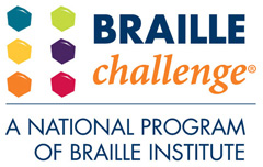 Braille Challenge logo