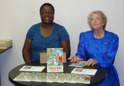 Margaret Sieboldt at her book signing