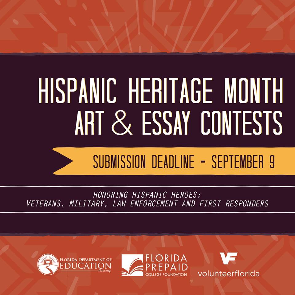 Hispanic Heritage Month Art and Essay Contest Logo