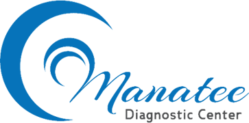 Manatee Diagnostics Center Logo Written in Blue