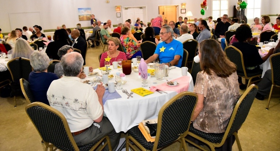 110 people attended the event to honor the volunteers who help the Library serve our patrons.