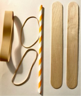 materials to make a harmonica.